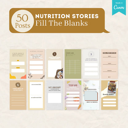 350 Nutrition Story - Social Media Templates