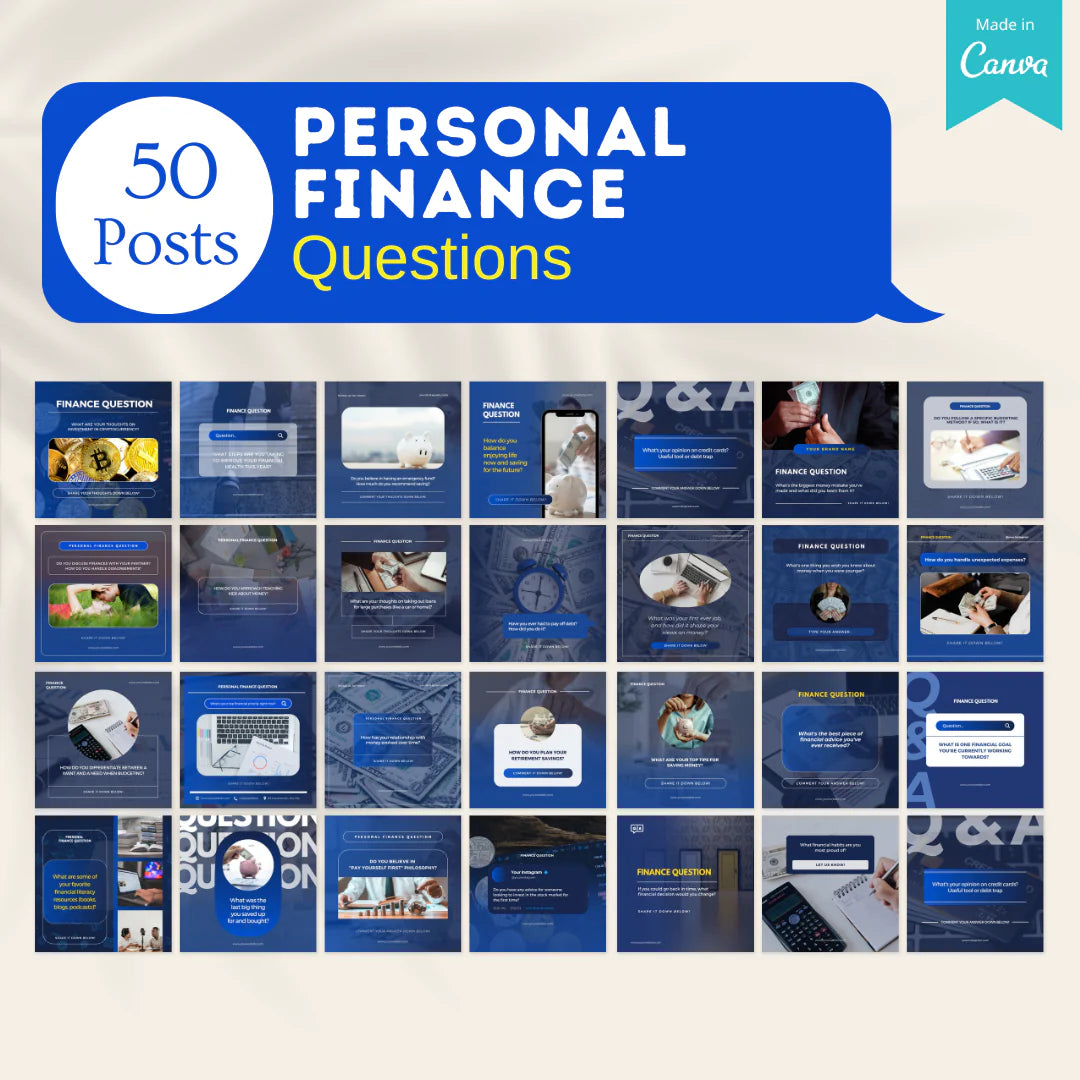 600 Personal Finance - Social Media Templates