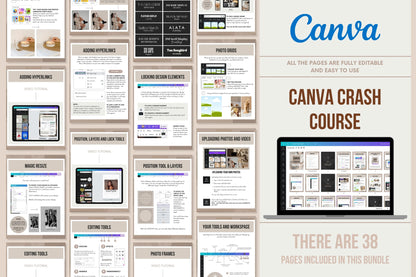 Canva Crash Course - 38 Pages