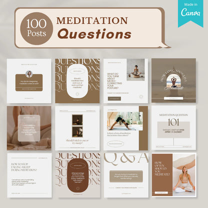 Meditation Bundle - Social Media Templates