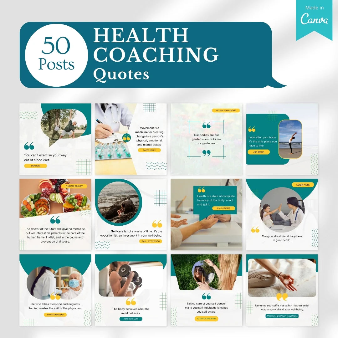 400 Health Coach - Social Media Templates