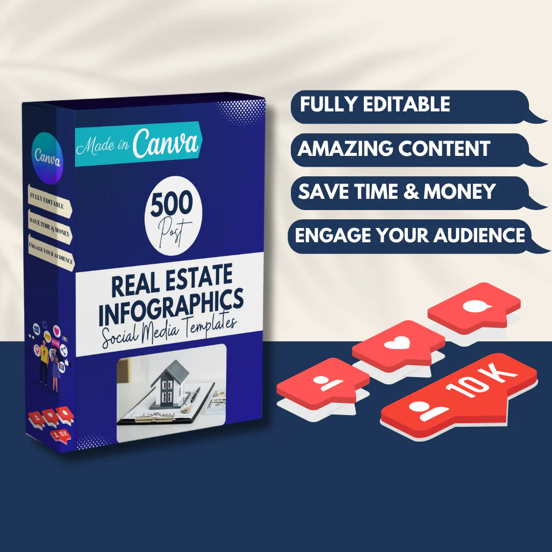 500 Real Estate Infographics - Social Media Template