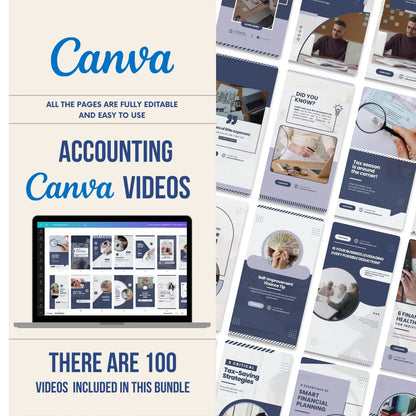 100 Accounting Video Templates Bundle