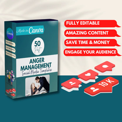 50 Anger Management - Social Media Templates