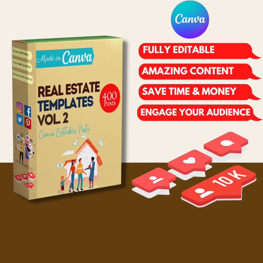 400 Real Estate vol.2 - Social Media Templates