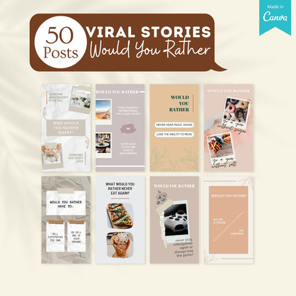 300 Viral Stories - Social Media Templates