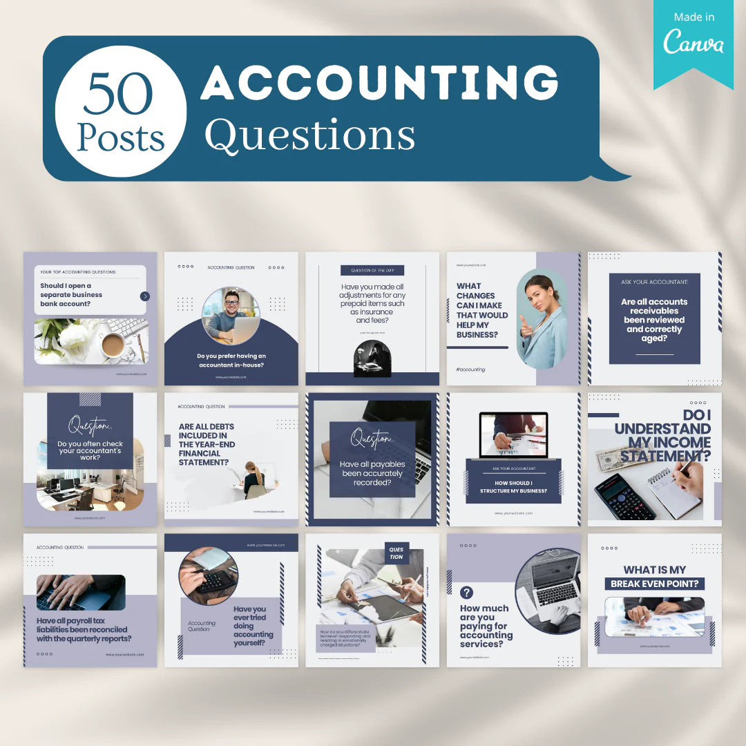 500 Accountant Template - Social Media Templates