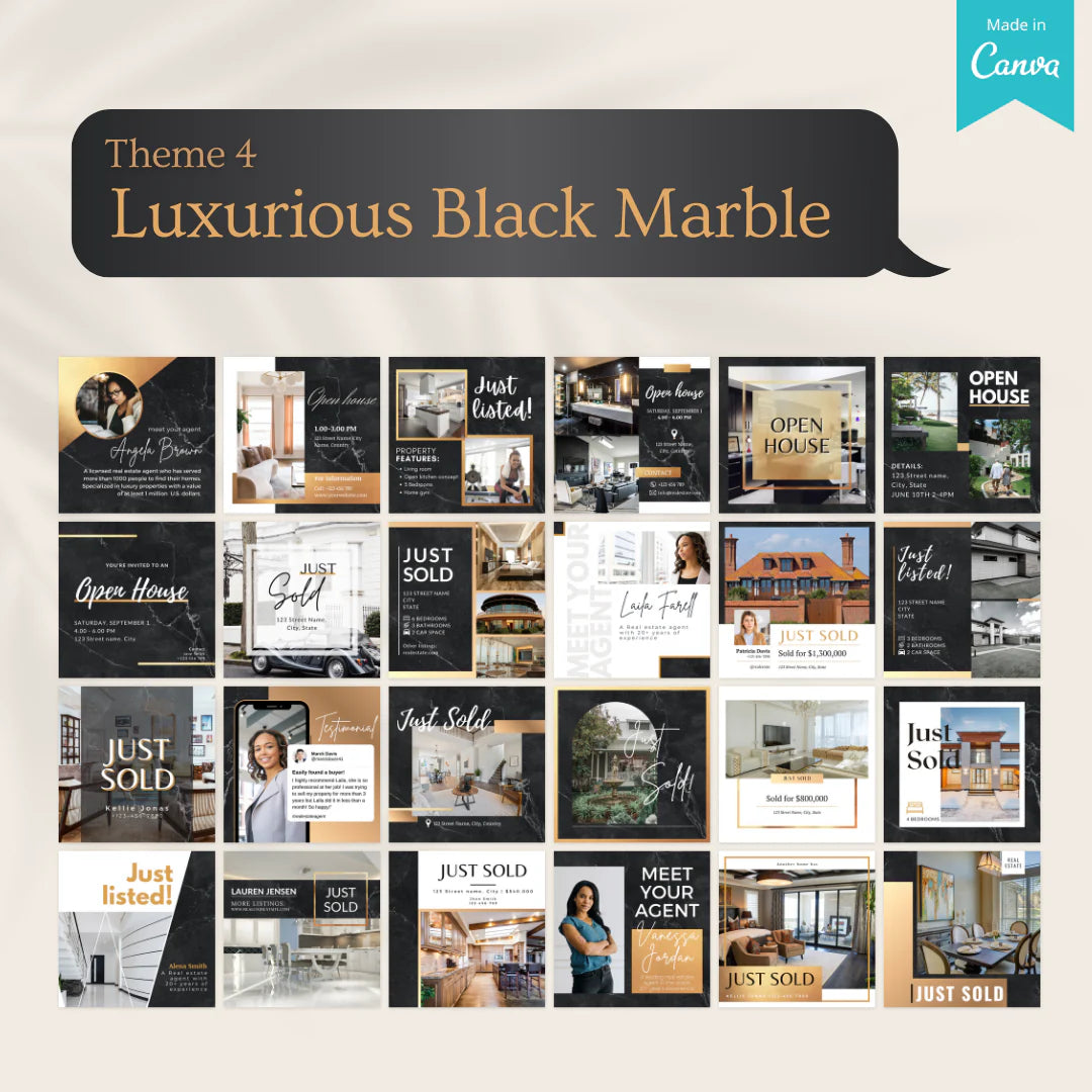 Luxurious Real Estate - Social Media Template