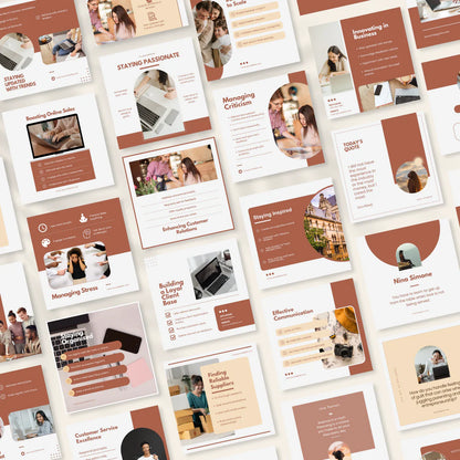 100 Mompreneur - Social Media Templates