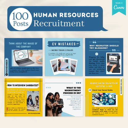 300 Human Resources Posts - Social Media Marketing