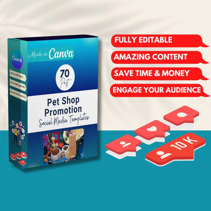 70 Pet Shop Promotion Canva Templates