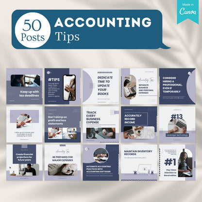 500 Accountant Template - Social Media Templates