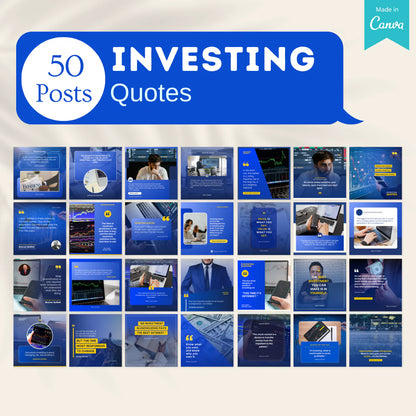 500 Investing Posts - Social Media Templates