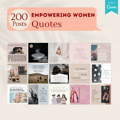 Empowering Women Bundle - Social Media Templates