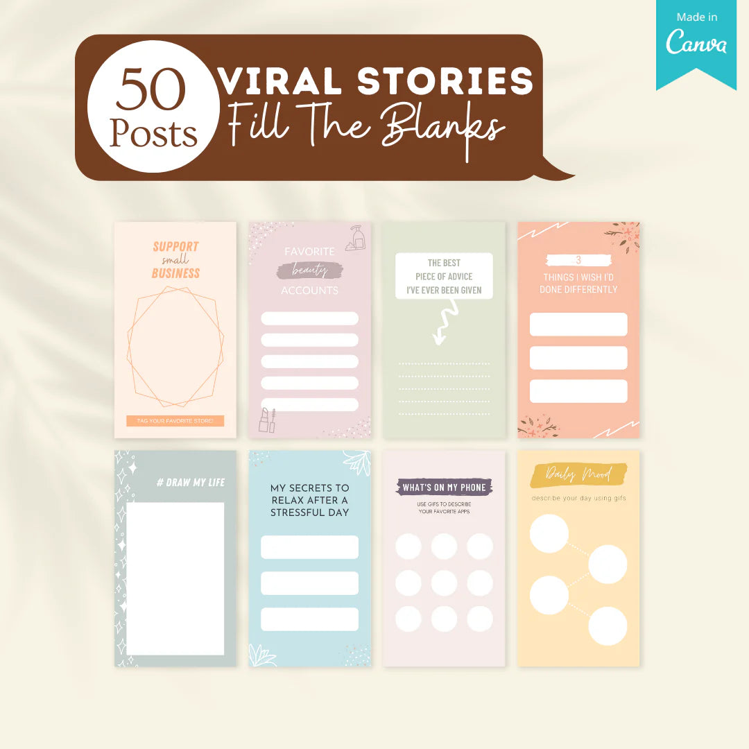 300 Viral Stories - Social Media Templates