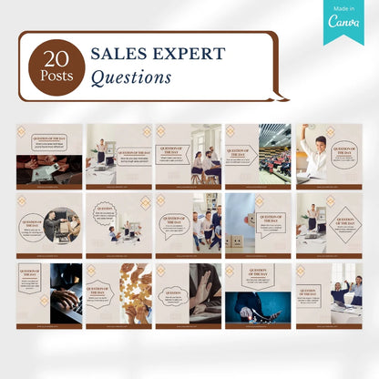 200 Sales Expert Canva Templates