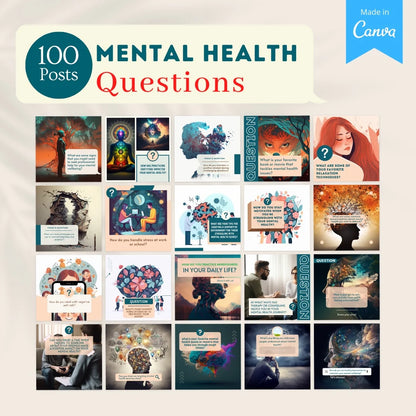 Mental Health Bundle - Social Media Templates