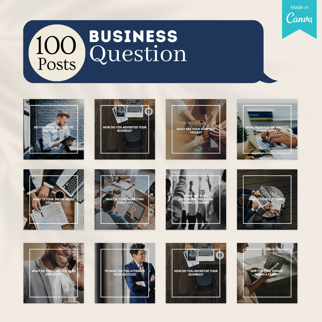 350 Business Posts - Social Media Templates