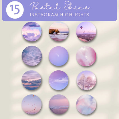 Pastel Instagram Highlight - 75 Template Covers