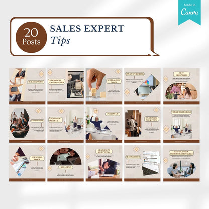 200 Sales Expert Canva Templates