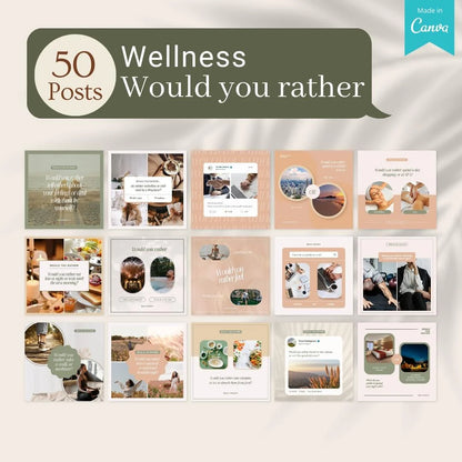 500 Wellness Bundle - Social Media Templates