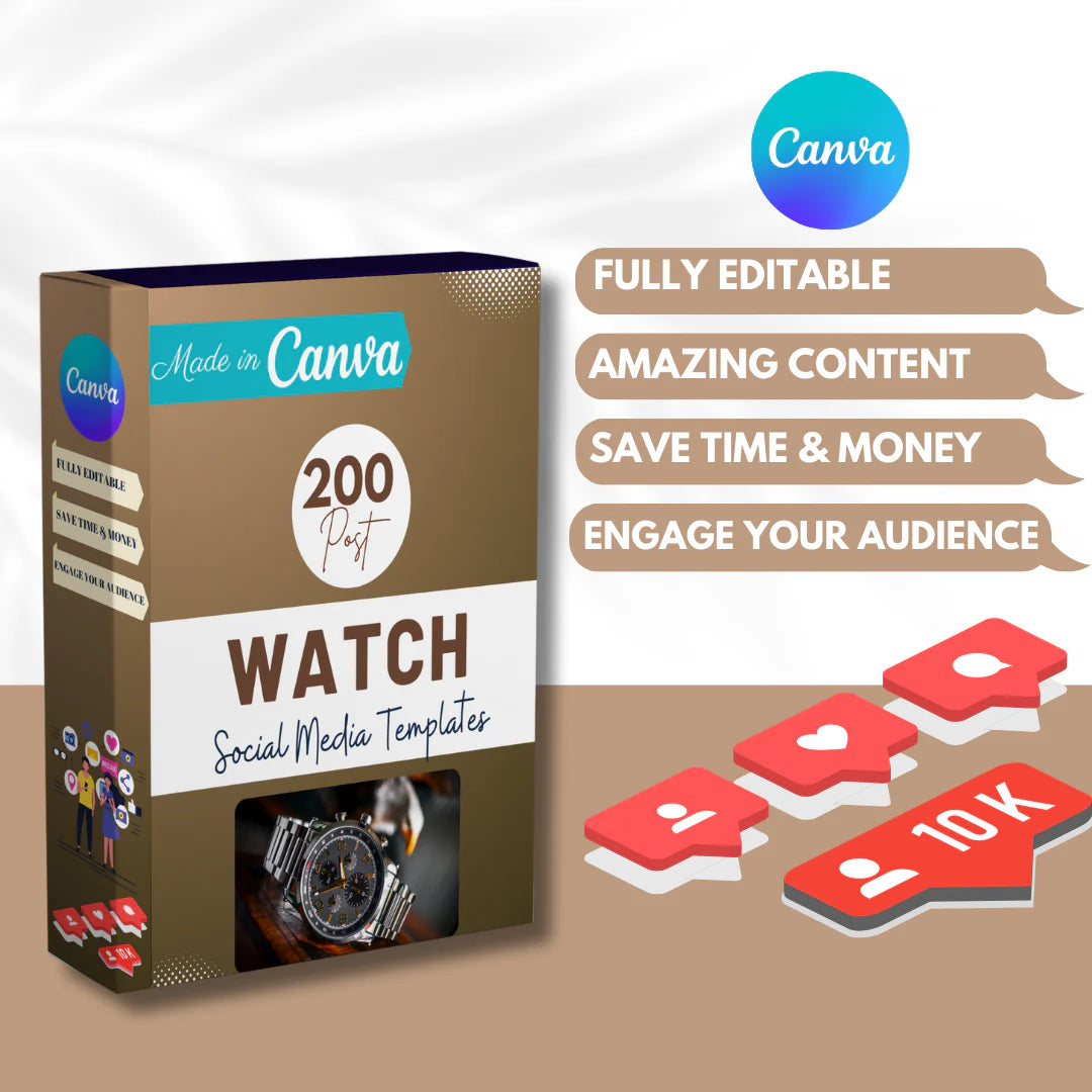 200 Watch Posts - Social Media Templates