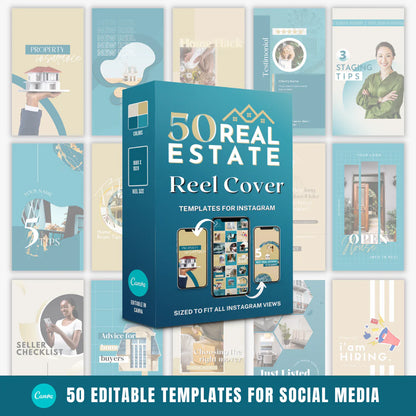 Real Estate Reel & Highlight Covers Canva Templates