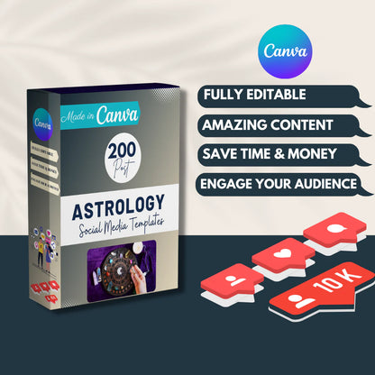 Astrology Social Media Canva Templates