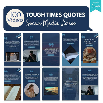 500 Motivation Quotes - Canva Video Templates