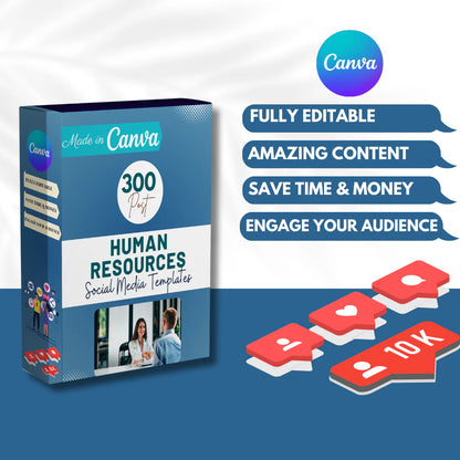 300 Human Resources Posts - Social Media Marketing