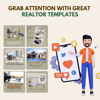 400 Real Estate vol.2 - Social Media Templates