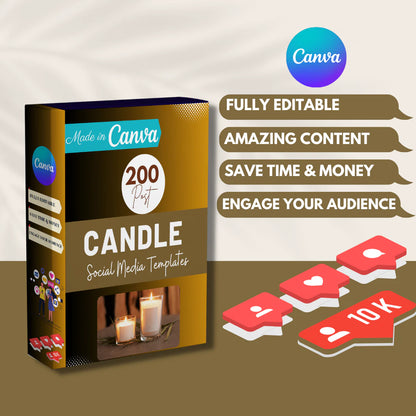 Candle Posts - Social Media Templates