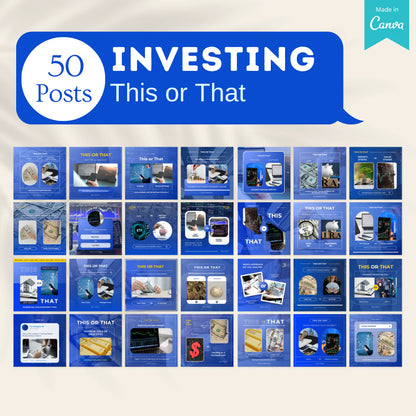 500 Investing Posts - Social Media Templates