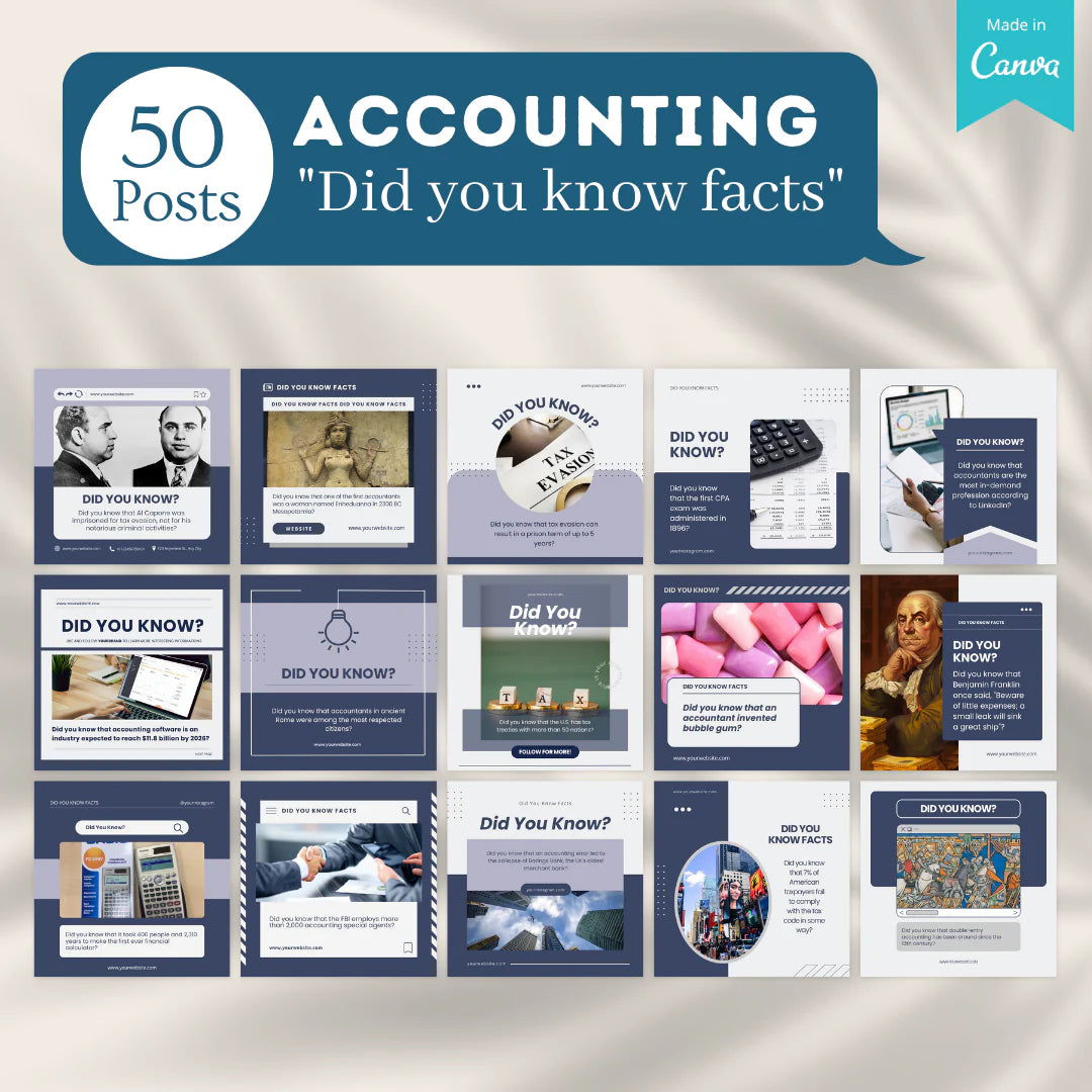 500 Accountant Template - Social Media Templates