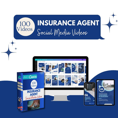 100 Insurance Agent Video Templates Bundle