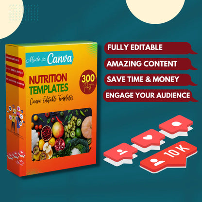 300 Nutrition (volume 2) -Social Media Templates