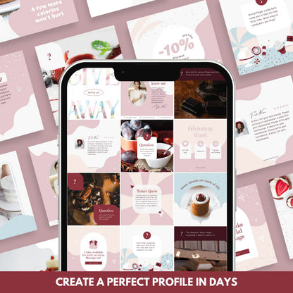 200 Sweets & Confectionery Posts - Social Media Templates