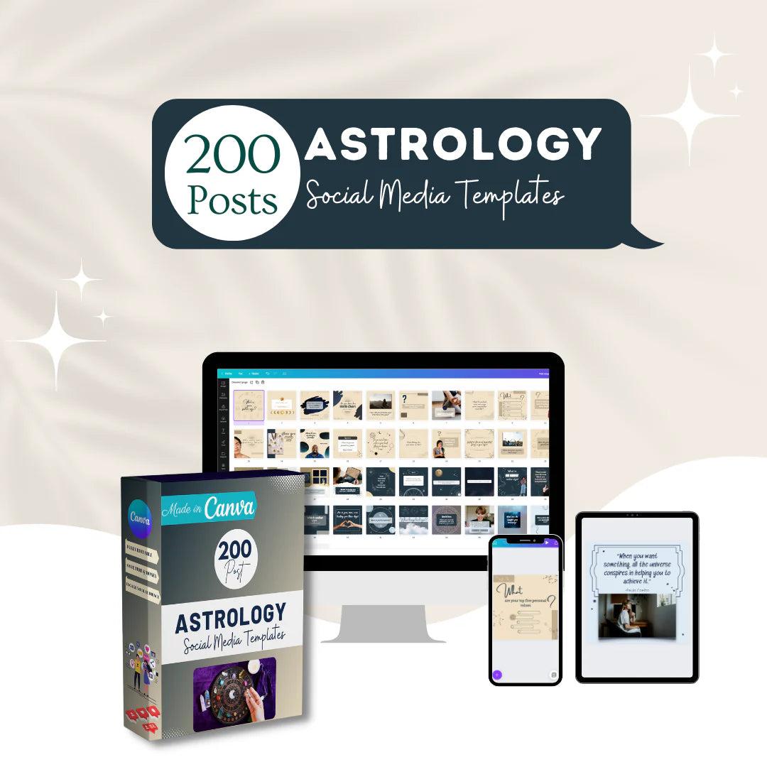 Astrology Social Media Canva Templates