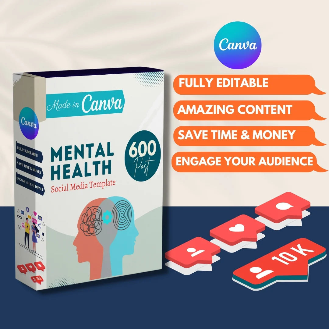 Mental Health Bundle - Social Media Templates