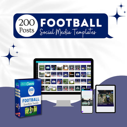 200 Football Posts - Social Media Templates