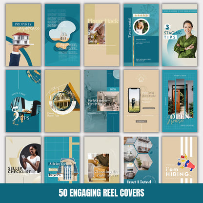 Real Estate Reel & Highlight Covers Canva Templates