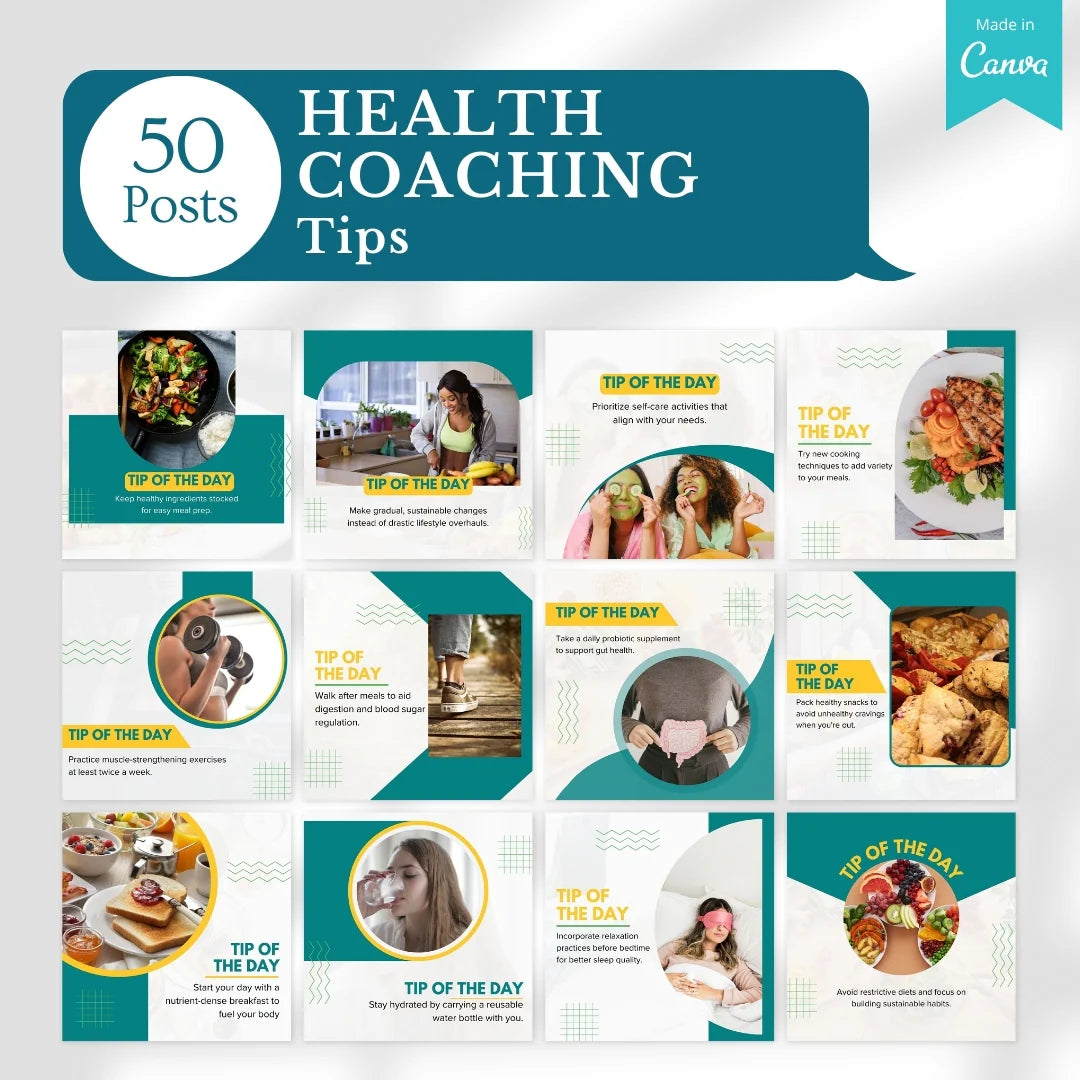 400 Health Coach - Social Media Templates