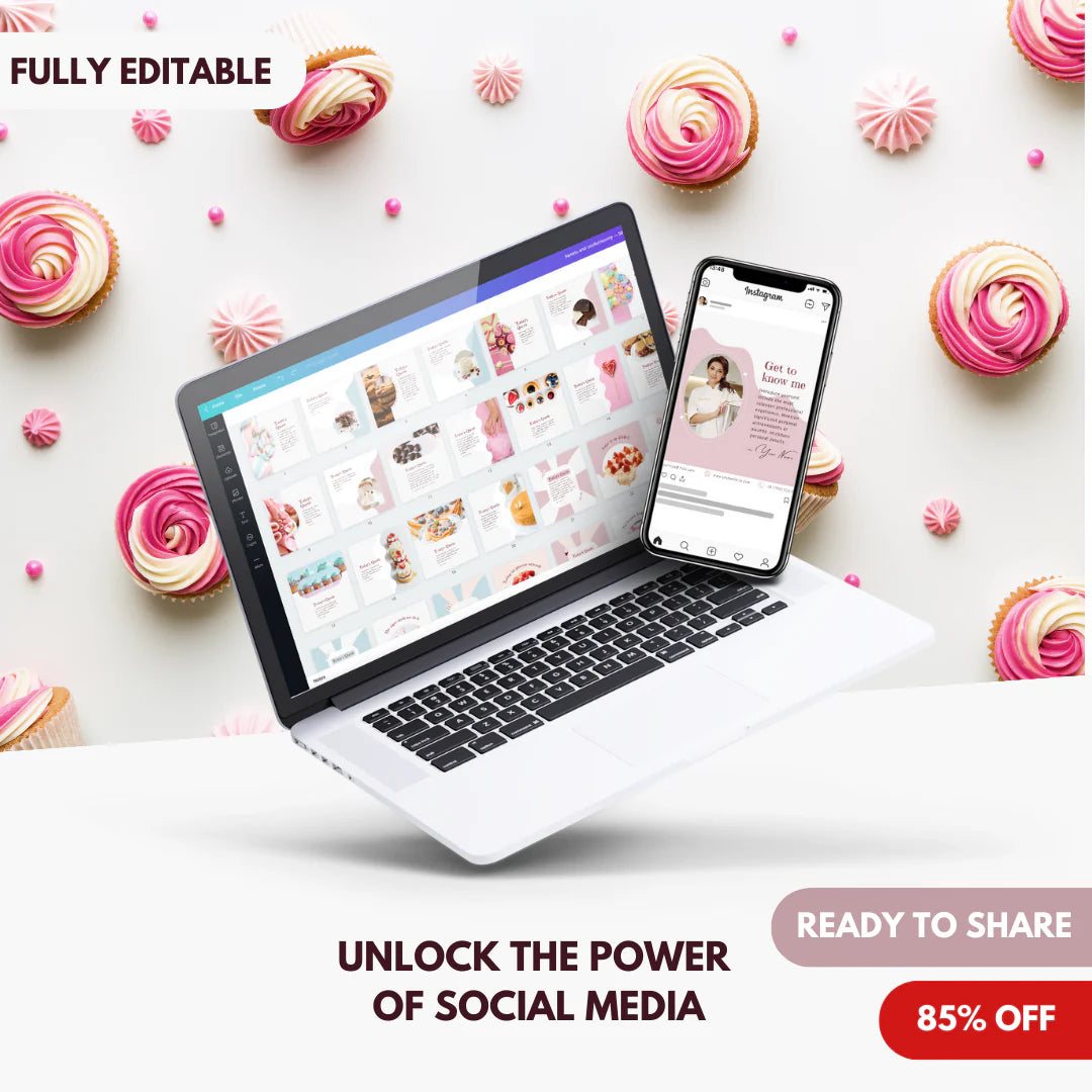 200 Sweets & Confectionery Posts - Social Media Templates