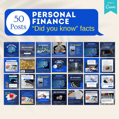 600 Personal Finance - Social Media Templates