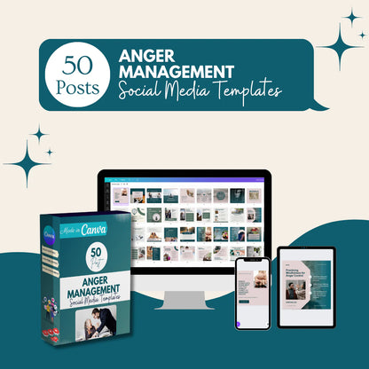 50 Anger Management - Social Media Templates