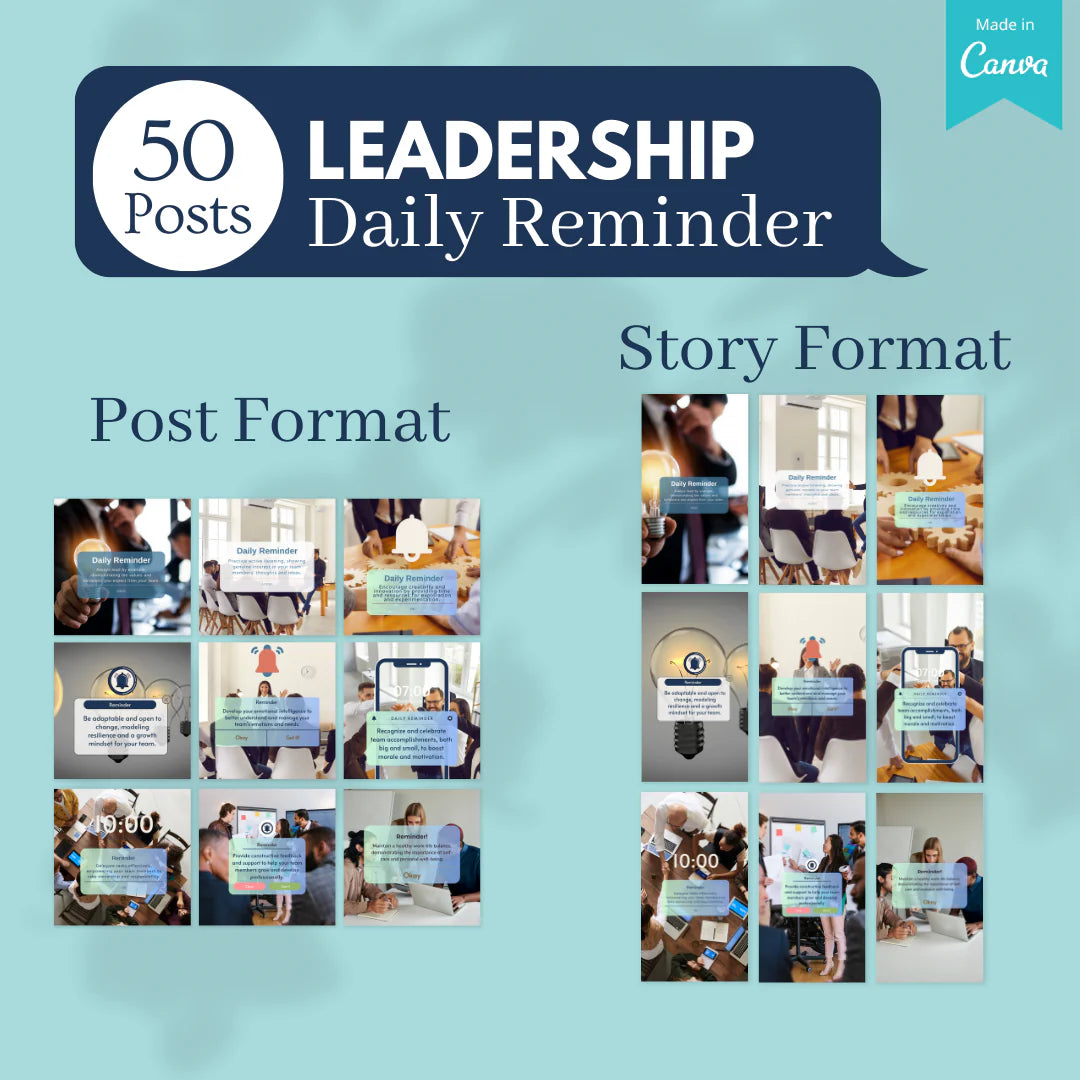 850 Leadership Bundle - Social Media Templates