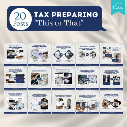 200 Tax Preparing - Social Media Templates