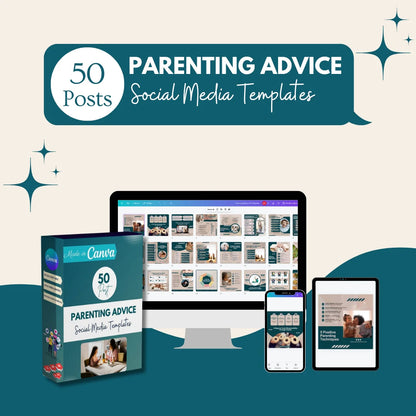 50 Parenting Advice Canva Templates