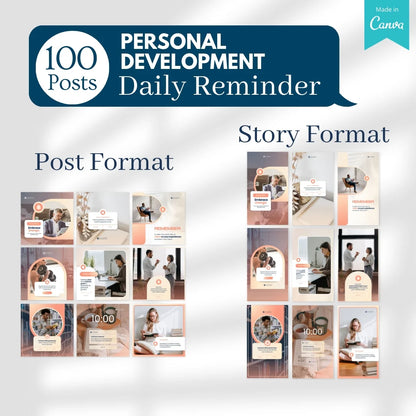 Personal Development Bundle -Social Media Templates