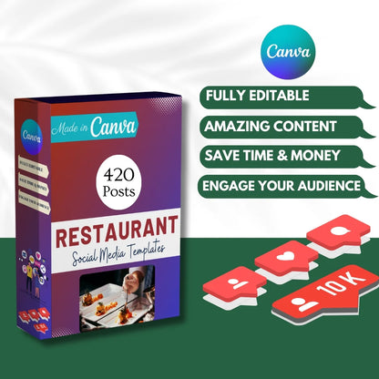 420 Restaurant Posts - Social Media Templates